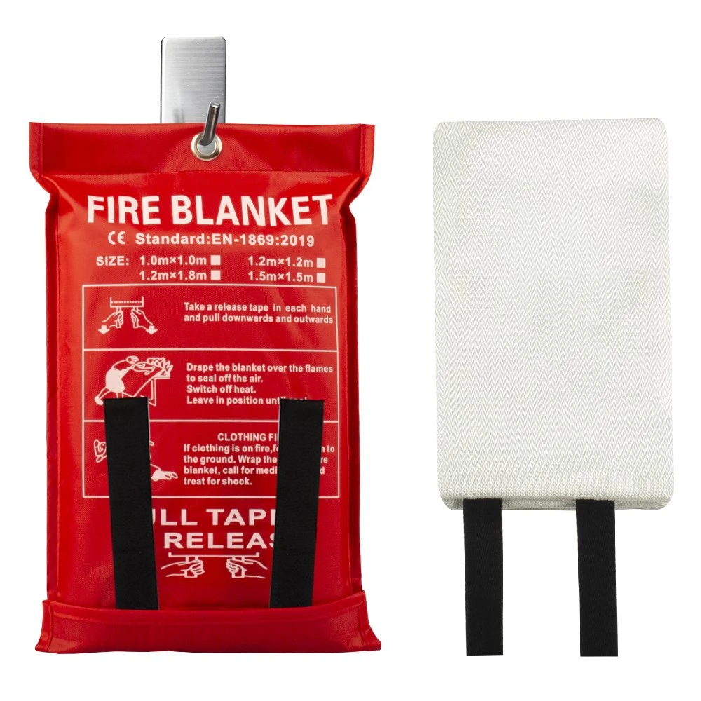 Emergency Fire Blanket 1.0m*1.0m 39.37*39.37inch 15 Oz Welding Fiberglass Fire Blanket