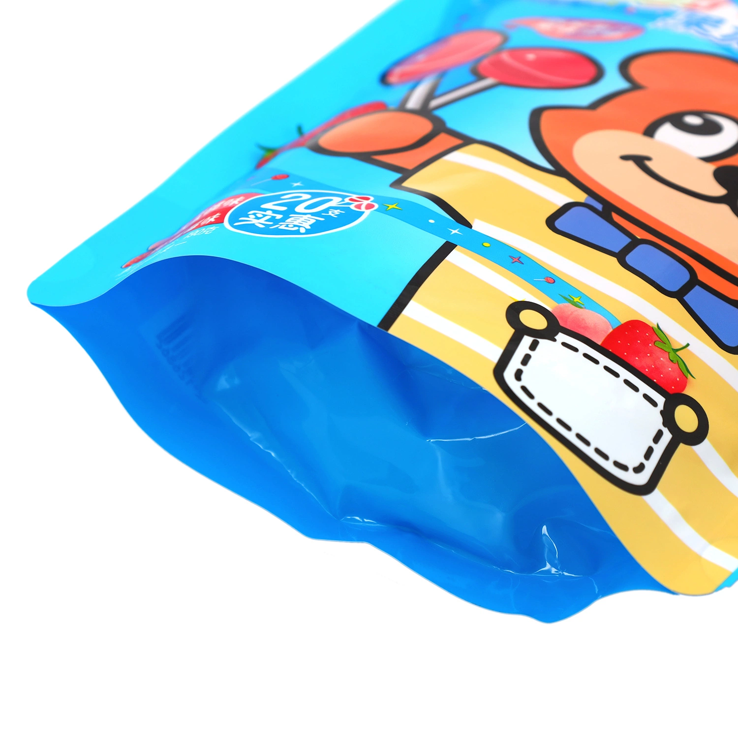 Hot Sale Custom Biodegradable Printed Ziplock Aluminum Foil Plastic Stand up Pouch with Zipper