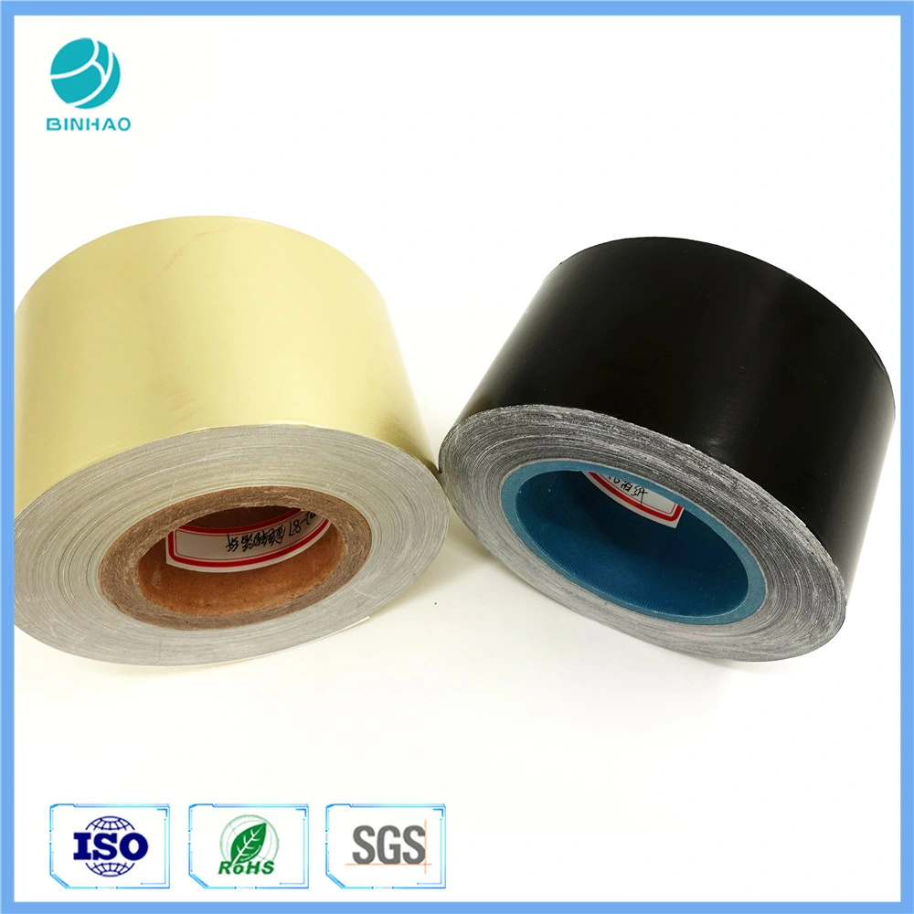 Gold Composite 87mm Aluminum Foil Cigarette Paper Packaging