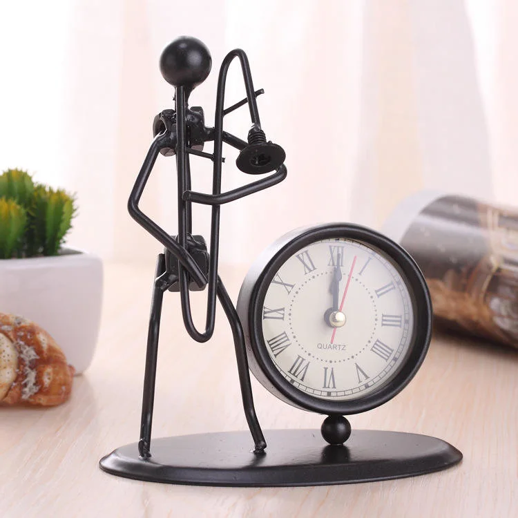 Good Quanlity Novelty Metal Desk Clock