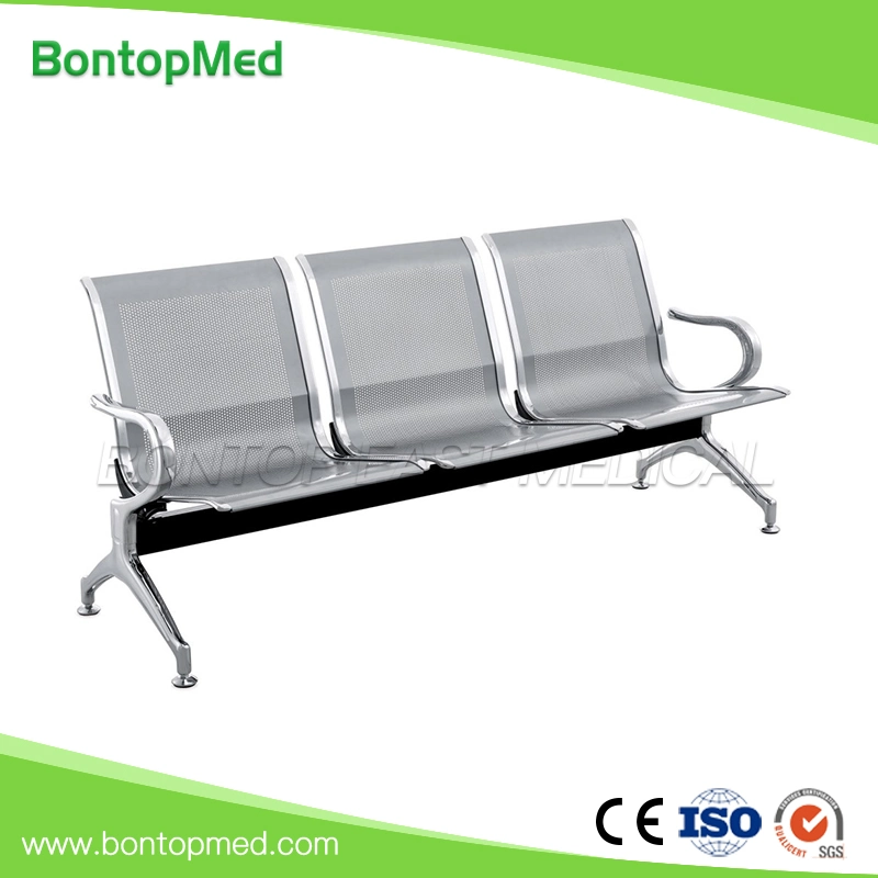 Manufacturer Steel Frame Outdoor Airport Conference School Public Hospital Waiting Room Accompany Chair Bench