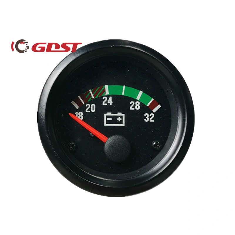 GDST High quality/High cost performance  Professional Auto Voltage Meter 12V Round Voltmeter for Universal Car