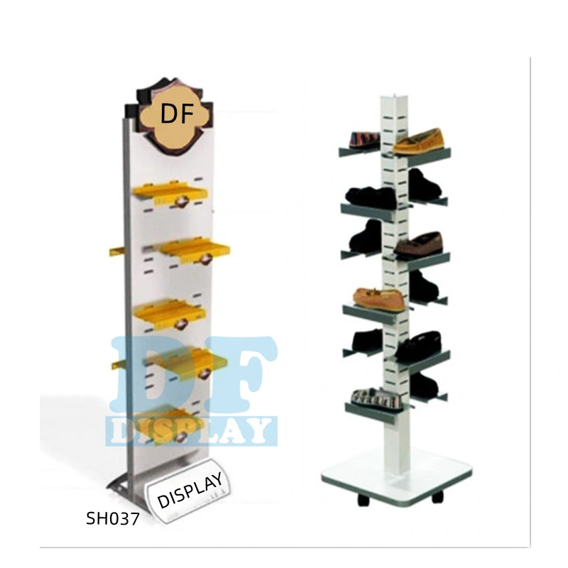 Schuhe Geschäft Möbel Custom Metal Display Racks Sport Schuhe Display Stand Retail Schuhregal Display