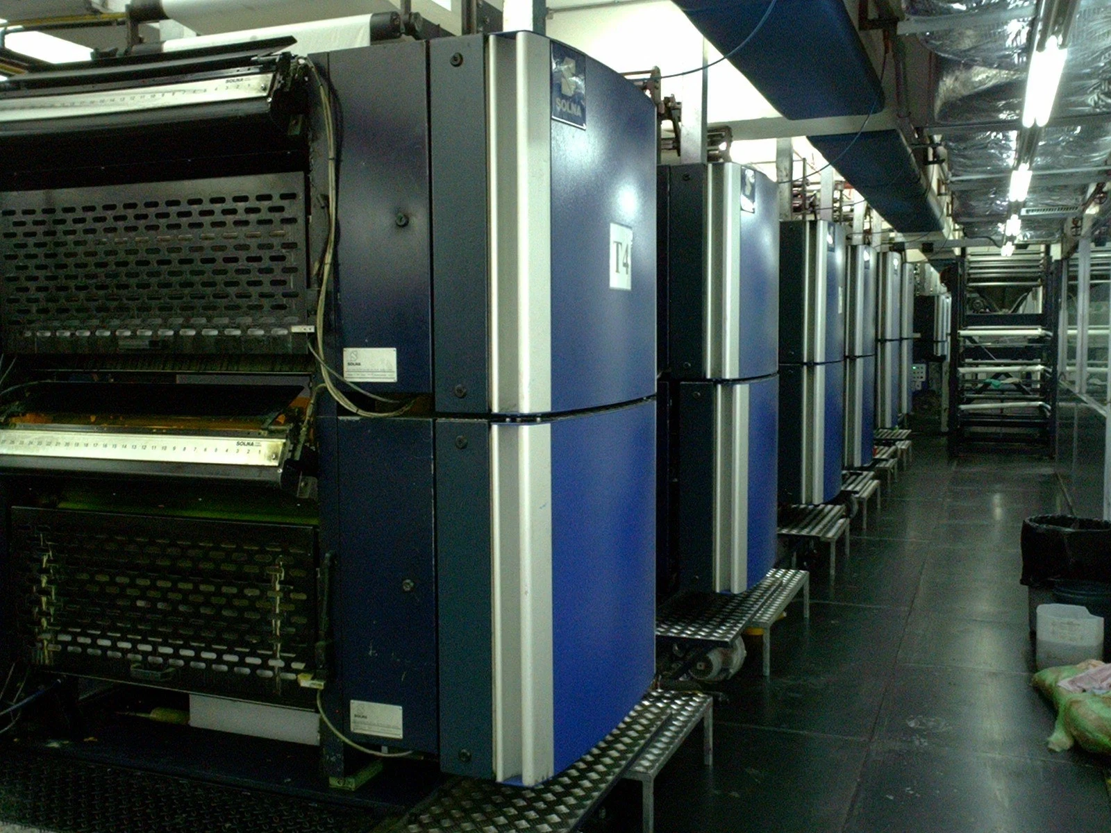 Solna D388K-F300K Newspaper Web Printing Machine with Cutoff 546mm