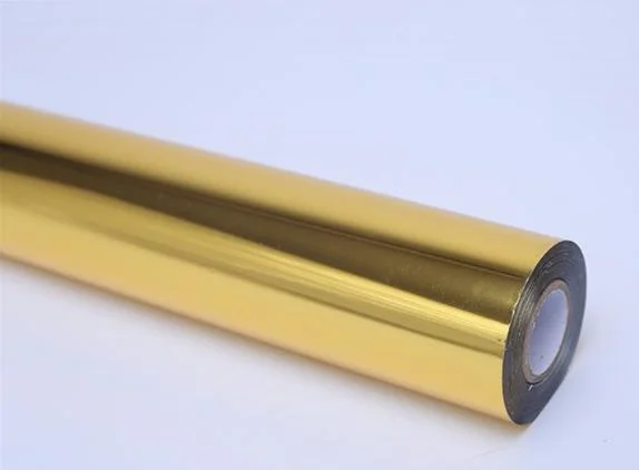 Golden Hot Stamping Foil for Plastic (PP PS PVC ABS)