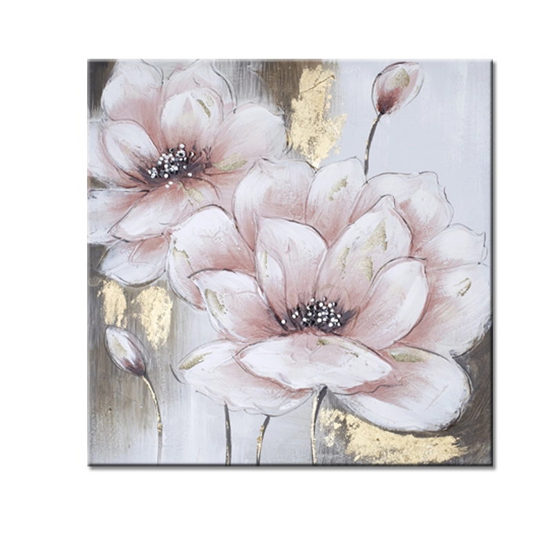 Wholesale/Supplier Custom Wall Decor Canvas Flower Oil Painting Living Room Decorative Wall Art