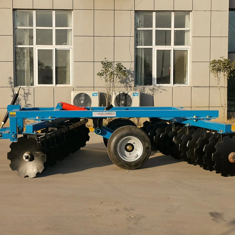 Agricultural Equipment Heavy Duty 120HP Tractor Mounted 36PCS Disc Harrow for Sale