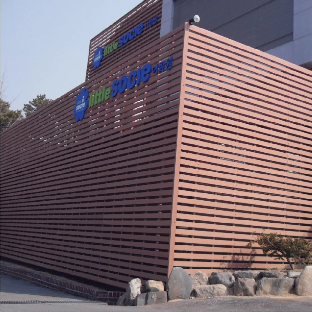 Exterior Wood Fiber Plastic Composite WPC Wall Panel All Weather Resistant Waterproof Cladding Panel