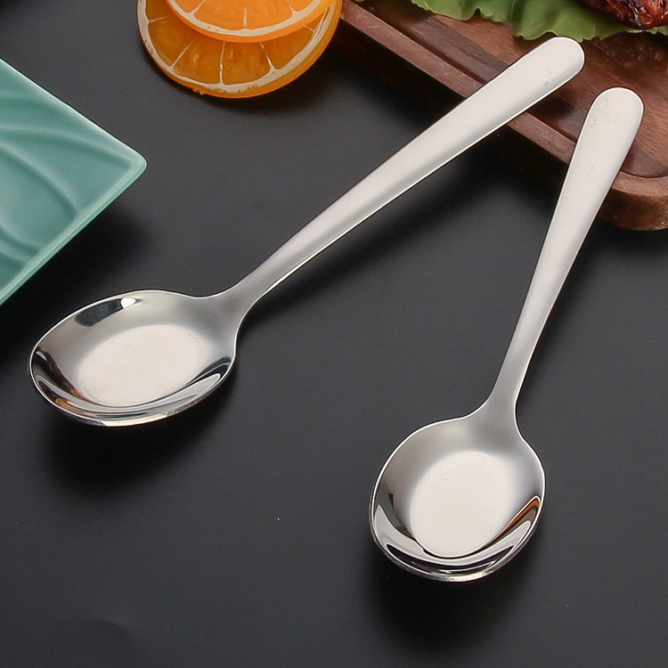 Wholesale/Supplier Stainless Steel Spoon Luxury Silver Cutlery Silver Spoon