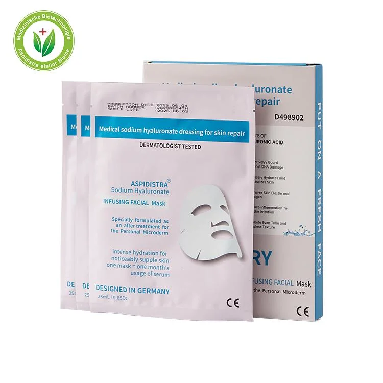 Medical Sodium Hyaluronate Skin Repair Dressing Hyaluronic Acid Sheep Placenta Medical Facial Mask