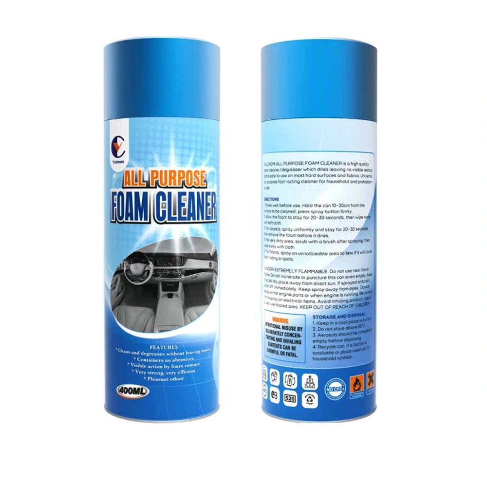 Car Cleaning Spray Multi-Purpose Foam Cleaner Multifunction Foam Cleaner with Brush