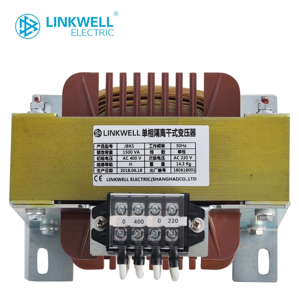 Ce Certified Single Phase Copper Wire Machine Control Transformers Jbk5 Power Transformer