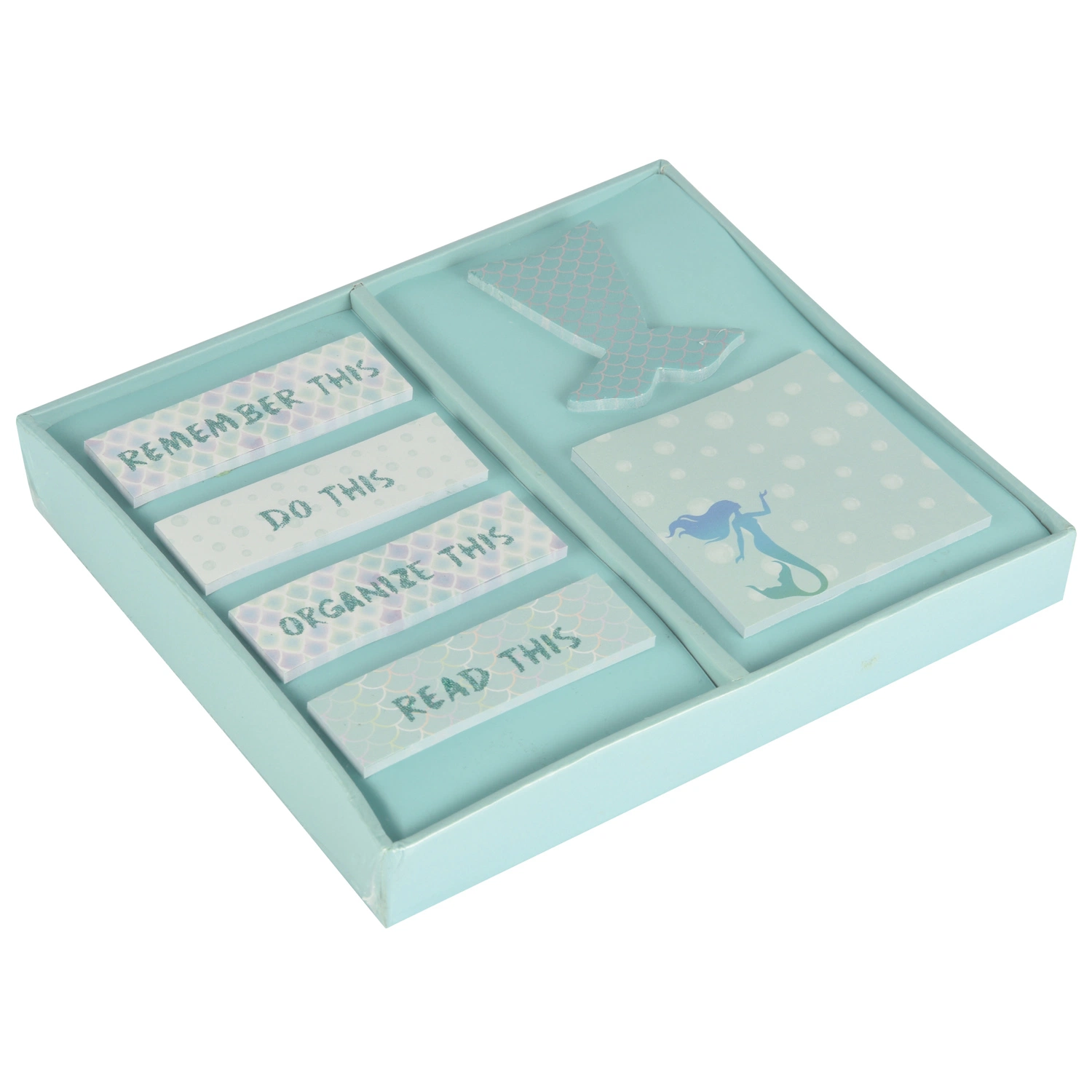 Gift Box Mermaid Design Cute Sticker Custom Notepad