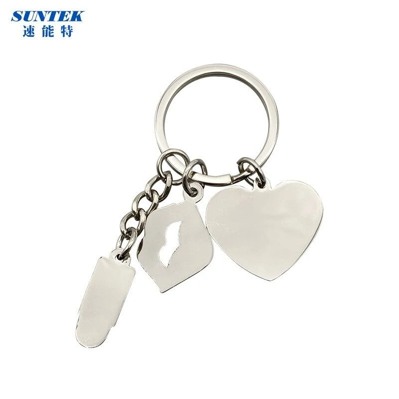 Fashion Pendant Metallic Drill Lip Gloss Key Chain Keys Ring Chapstick Holder Lipstick Keychain