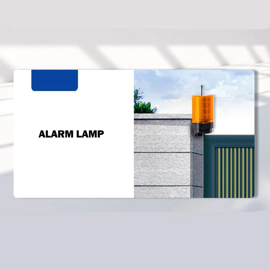 Luz de alarma de seguridad de puerta de garaje automática 12-256V