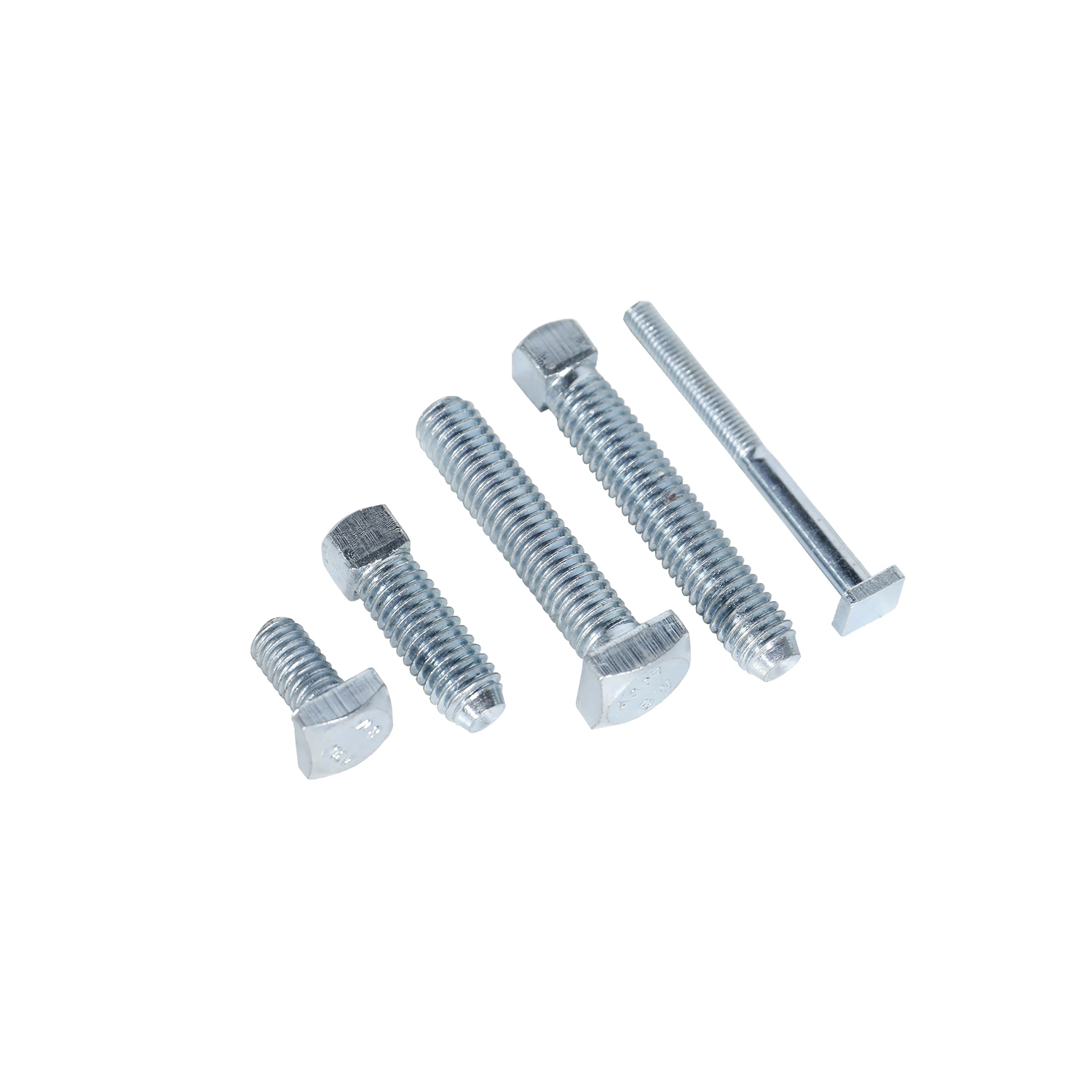 China Fastener Carbon Steel Zinc Plated Plain Black Stainless Steel Square Head Bolts and Nuts Big Bolt with Customized Size Hot Forged Bolt