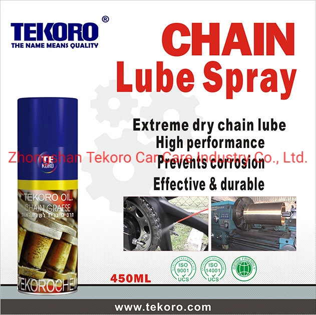 Spray de lubrification de chaîne