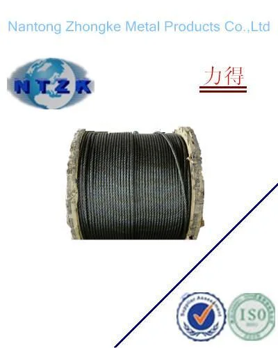 6*19+Iwrc Ungalvanzied and Galvanized Steel Wire Rope Cheap Elevator Steel Cable Wire Rope