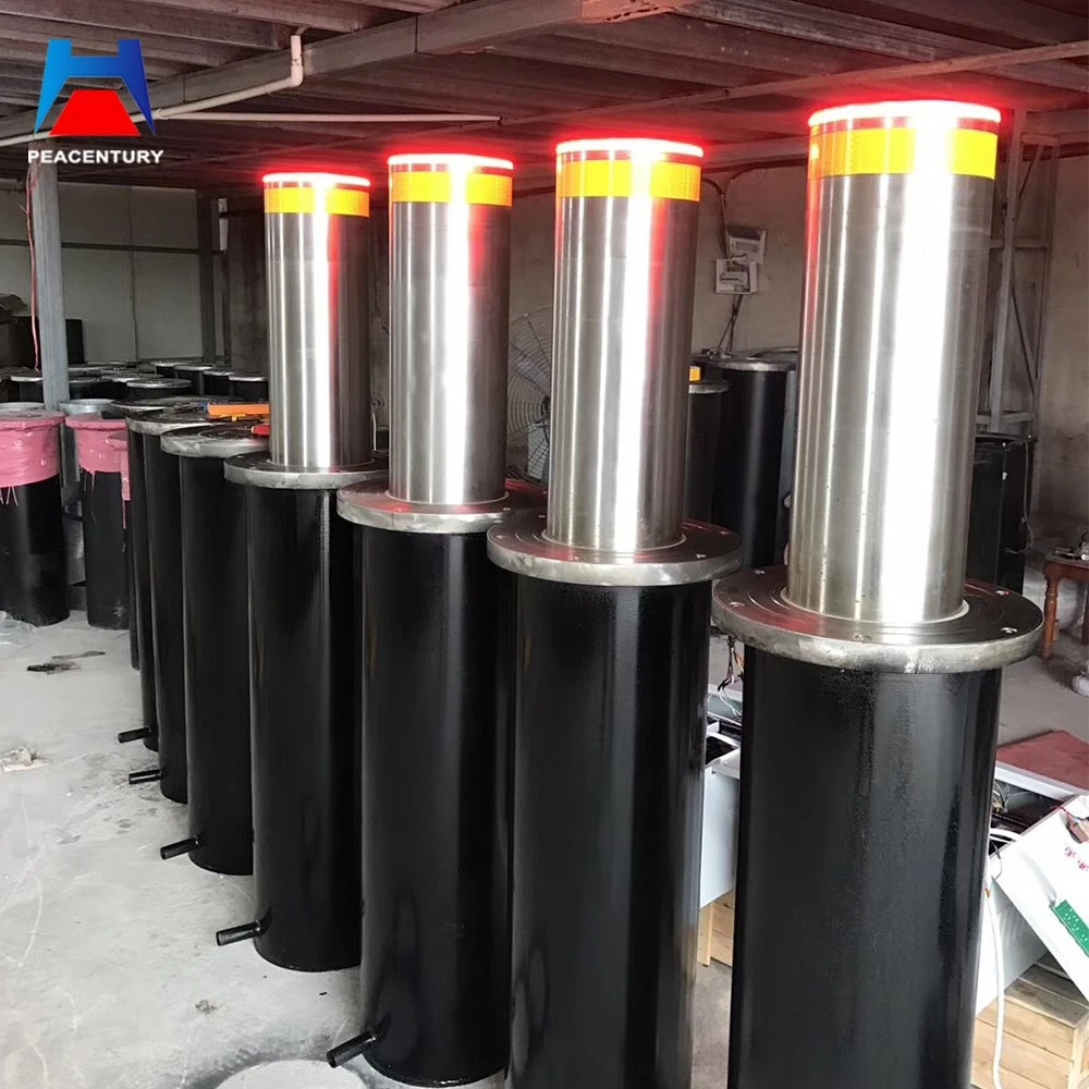 304 Stainless Steel Automatic Rising Electric Hydraulic Bollards