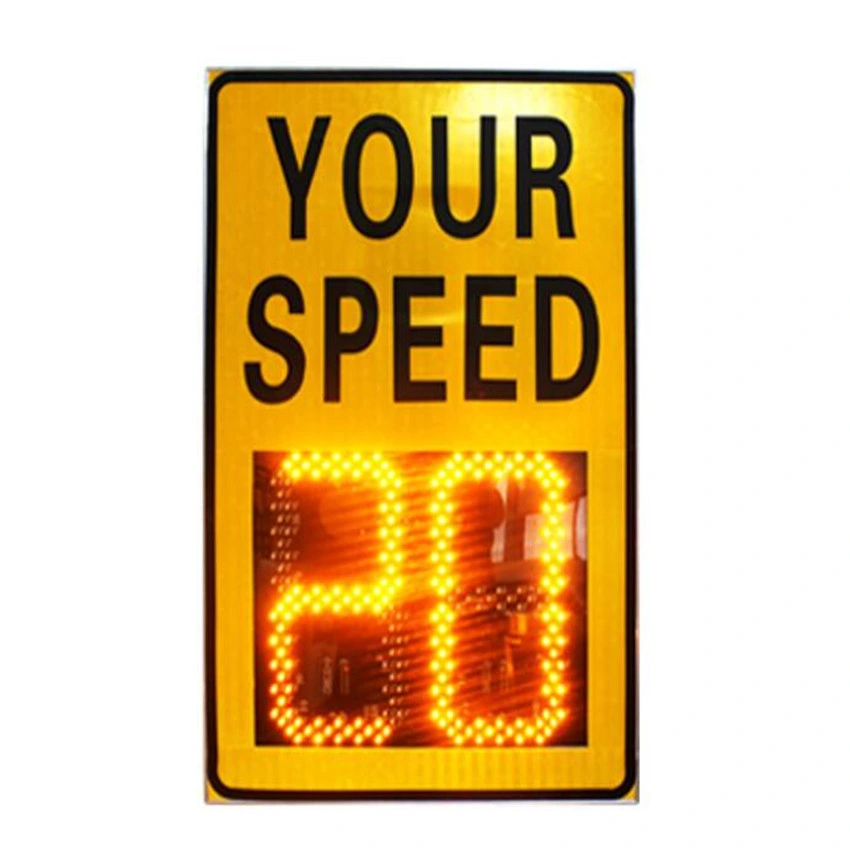 Digitals Traffic Highway Aluminum Radar Speed Limit Sign