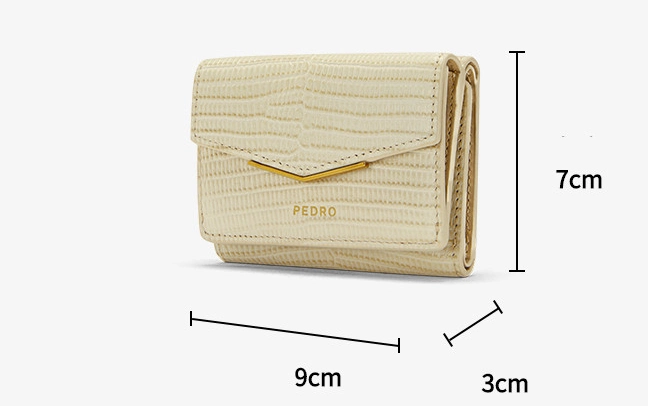 New Arrival Polpular Thailand Mobile Pop PU Leather Wallet for Women with Metal Flap