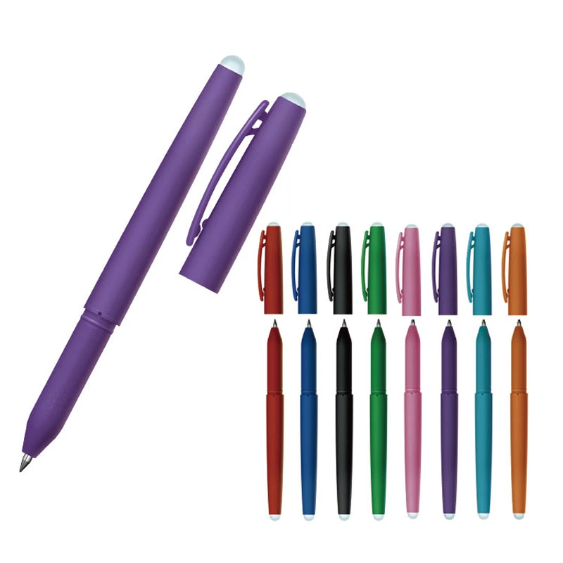 Usine de papeterie Greenwill Promotion Stylo à gel ergonomique rechargeable et effaçable sensible à la chaleur pour l'école et le bureau (KP100751)