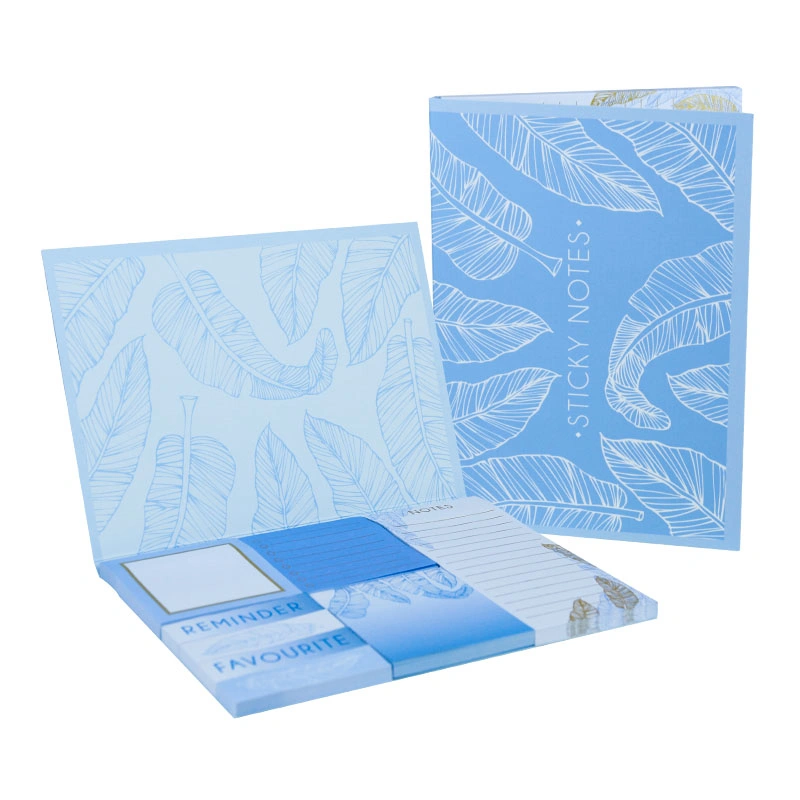 Sticky Note Note collant autoadhésif Office personnalisées 4c de l'impression Tear off Pad belle fleur Notes adhésives