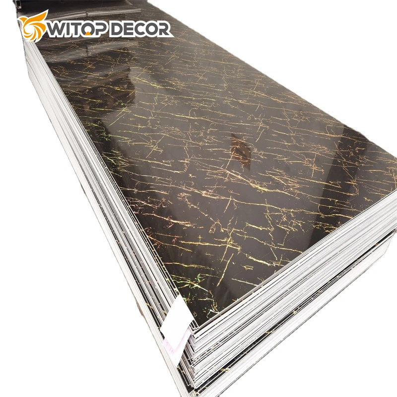 Waterproof UV Film PVC Marble Sheet PVC Marble Sheet for Wall