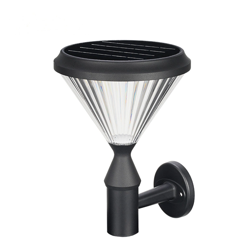 Hot Sale Outdoor Waterproof LED Warm White Lights Garden Lights Sensor Solar Wall Lamp