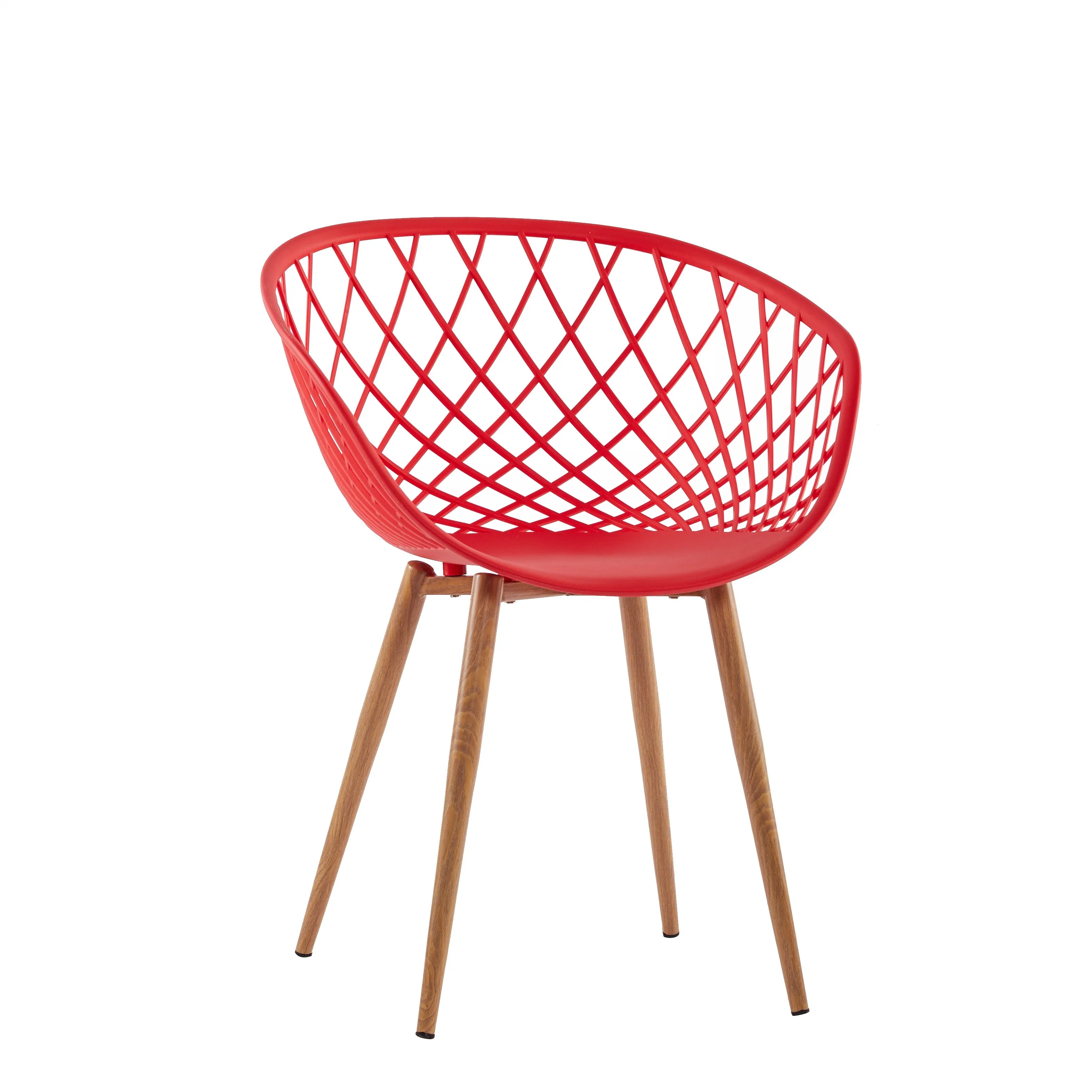 Muebles de diseño moderno para restaurantes Silla de comedor de tela de terciopelo de ocio