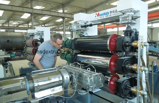 Cross-Linked PE Heat Shrinkable Sleeve Tape Making Machine Oil Gas Pipeline Anticorrosion