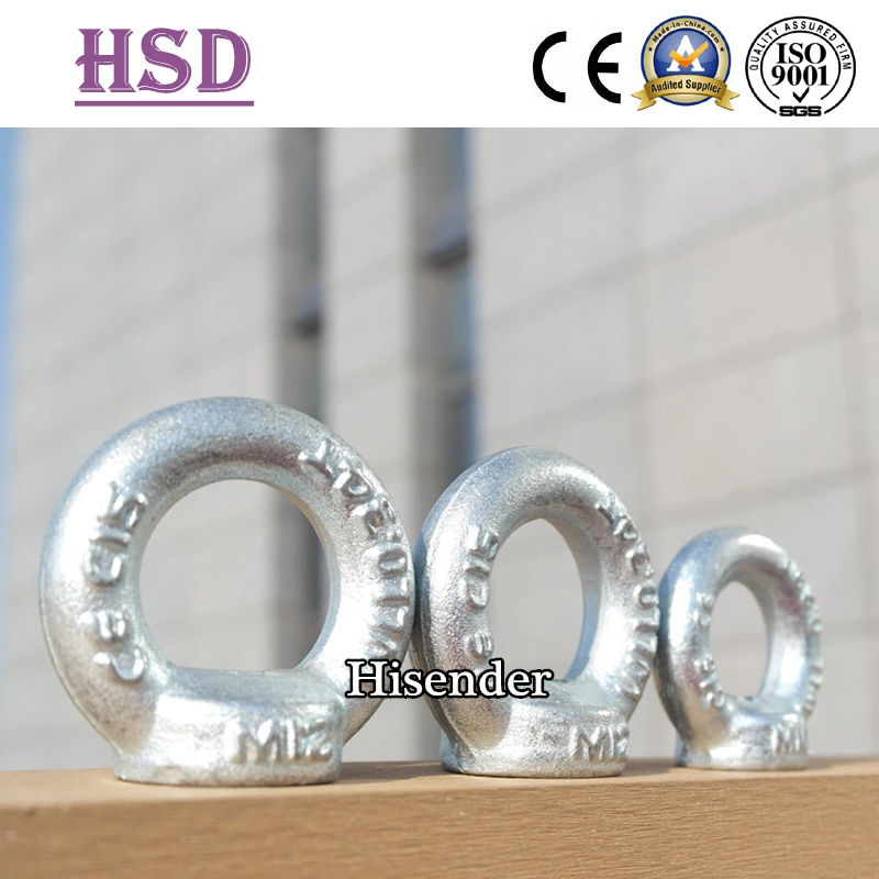 Rigging Hardware Casting Galvanized Lifting Carbon Steel DIN580 Eye Bolt