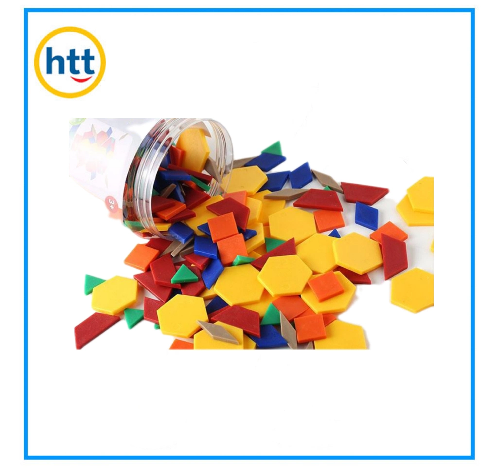 Plastic Pattern Blocks Geometry Pattern Blocks for Math Fraction Learning