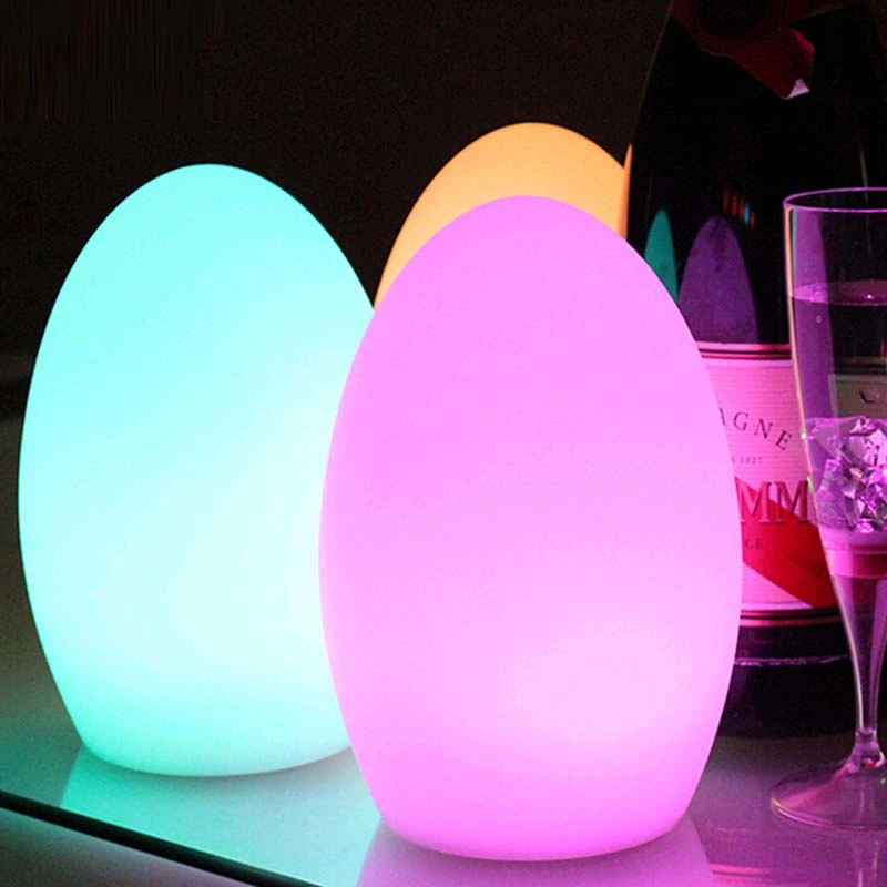 Muebles LED recargable porche moderna lámpara de mesa de luz RGB LED Lámpara de noche