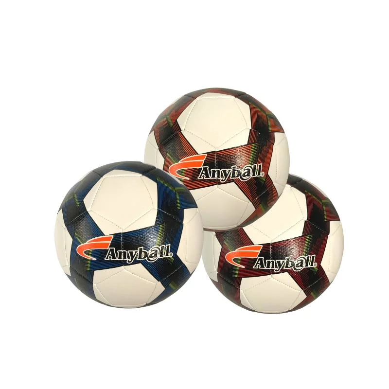 TPU Outdoor Football Official Size 5 Soccer Balls Custom Size Colorful Design