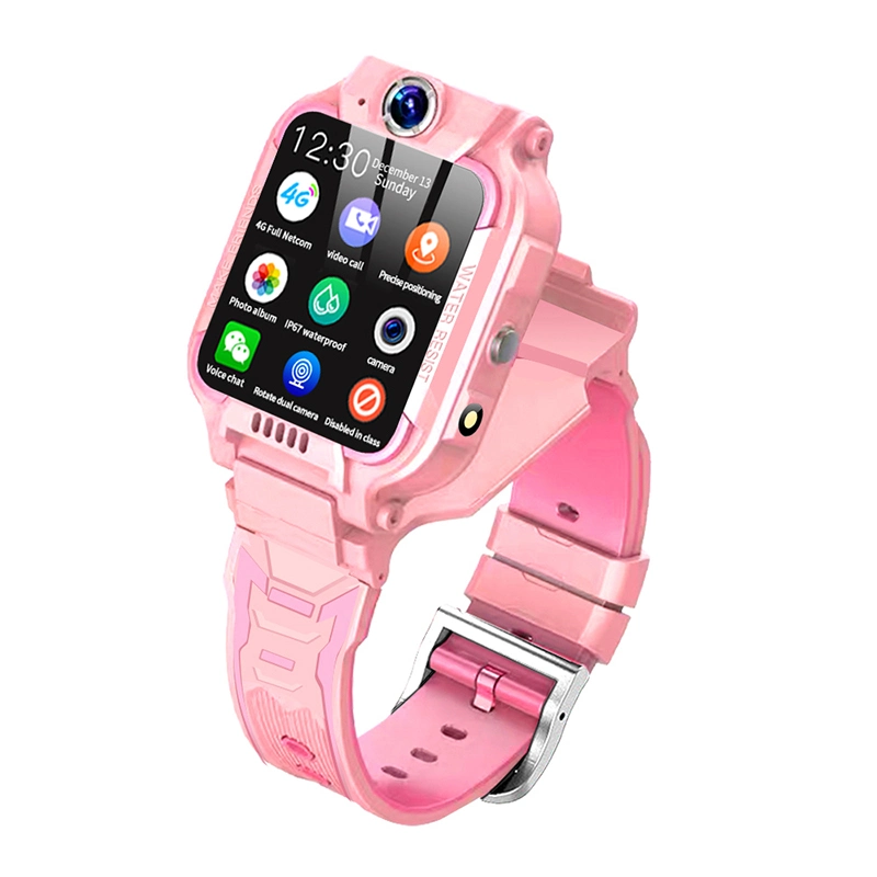 New design 4G High quality IP67 waterproof Security teenagers school students GPS Tracker Watch with real time google map positioning D40P