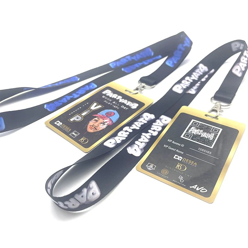 Wholesale/Supplier Factory Price Printed ID Card Holder Customized Individual Colorful Woven Nylon Heat Transfer Lanyard with High quality/High cost performance 