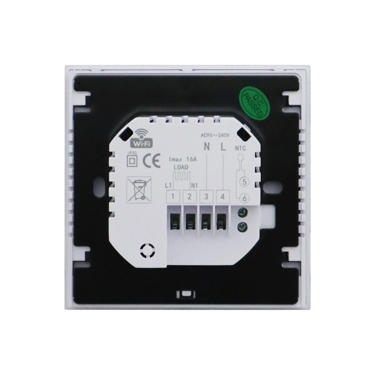 WiFi Tuya APP Control 3A/16A Elektrische Heizung Touchscreen Smart Thermostat Für Raum Mit Warmem Boden