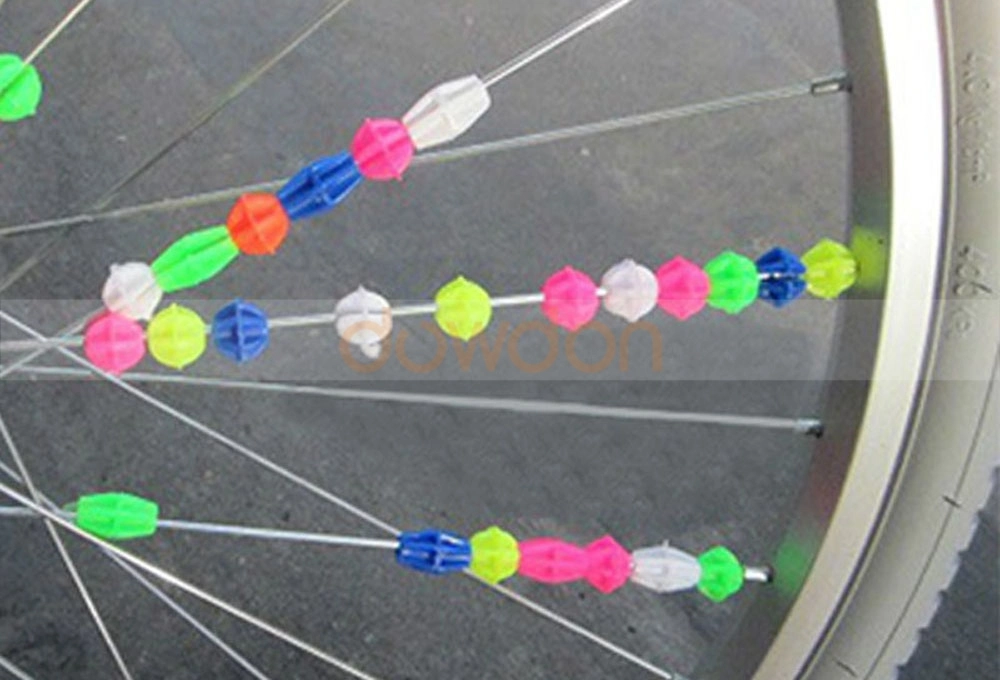 Colorful Plastic Kids Bike Bicycle Wheel Spoke Beads