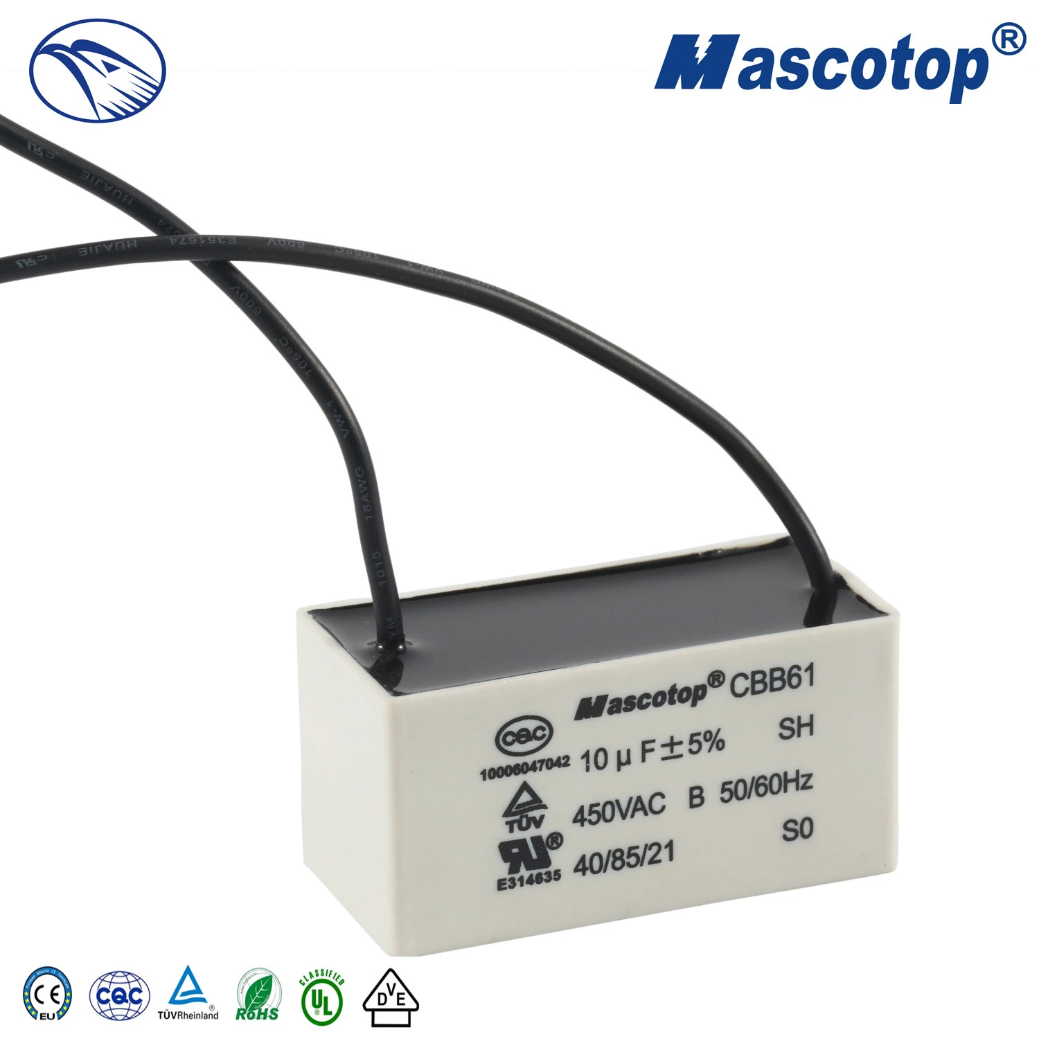 Cbb61 Square Type Fan Capacitor with High quality/High cost performance 