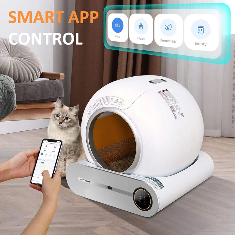 Automatic APP Control Electric Self-Cleaning Cat Litter Box Cat Toilet