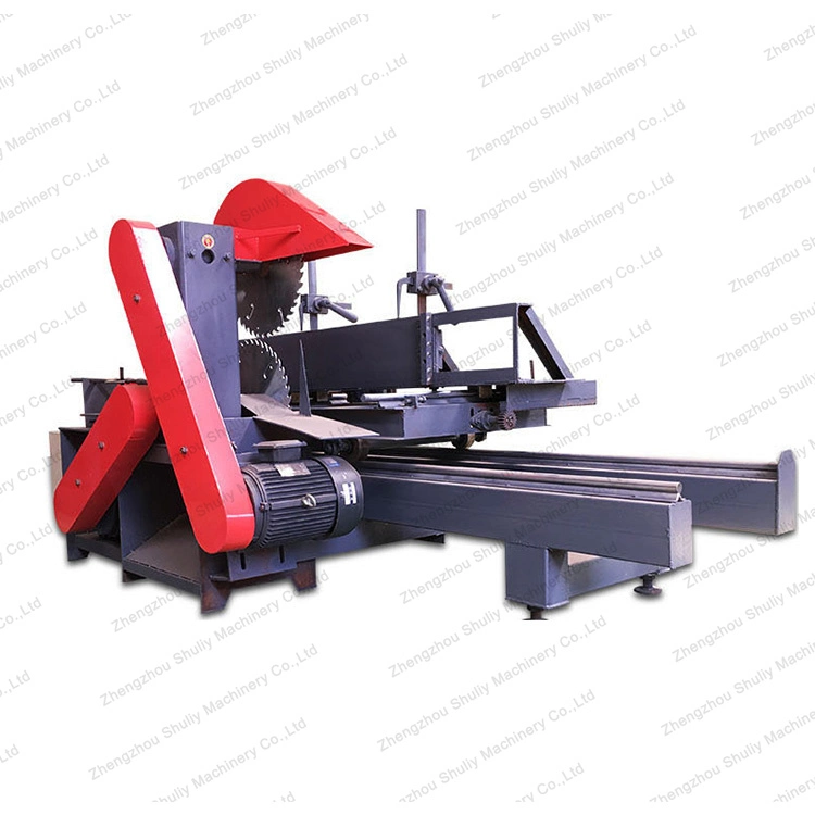 Easy Use Precision Timber Log Plank Twin Blade Circular Saw Sliding Table Saw Wood Table Sawmill Machine