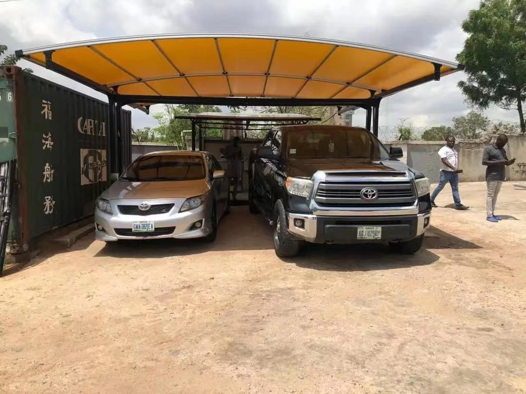 Material impermeable Carport para coche doble