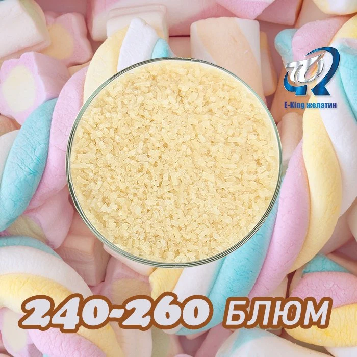 Hot Selling Unflavored Food Grade Powder Halal Gelatin 200bloom 8mesh Made in China