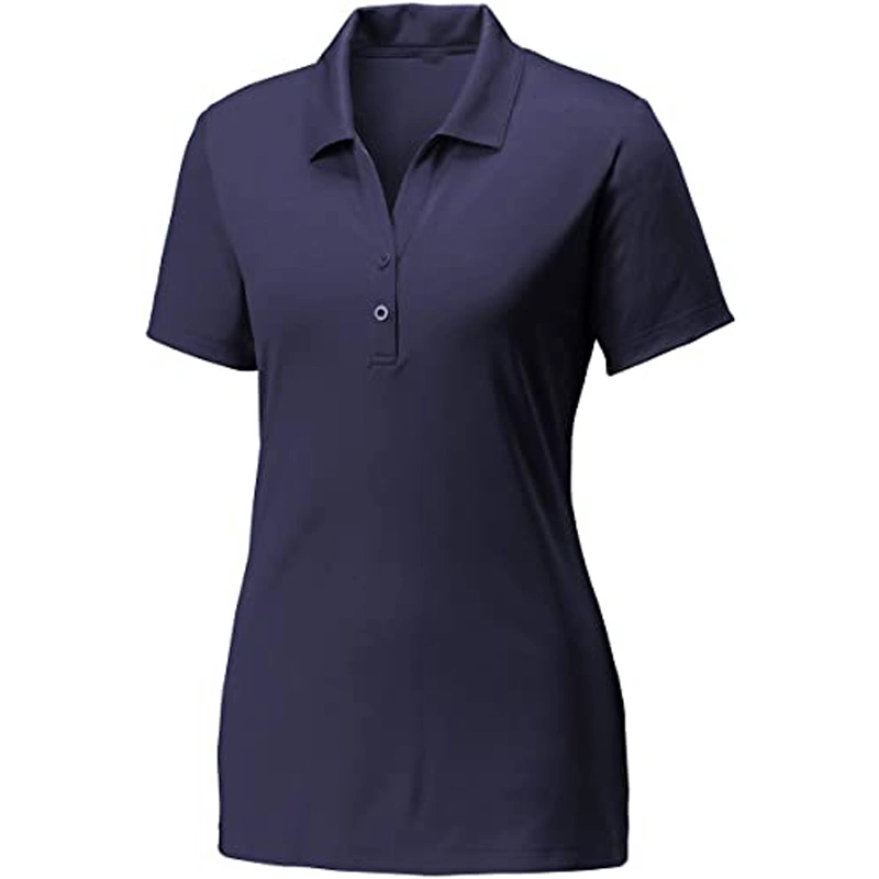 Women White Sports Polo Shirt Girls Short Sleeve Polo Shirt Classic Design Woman's Polo