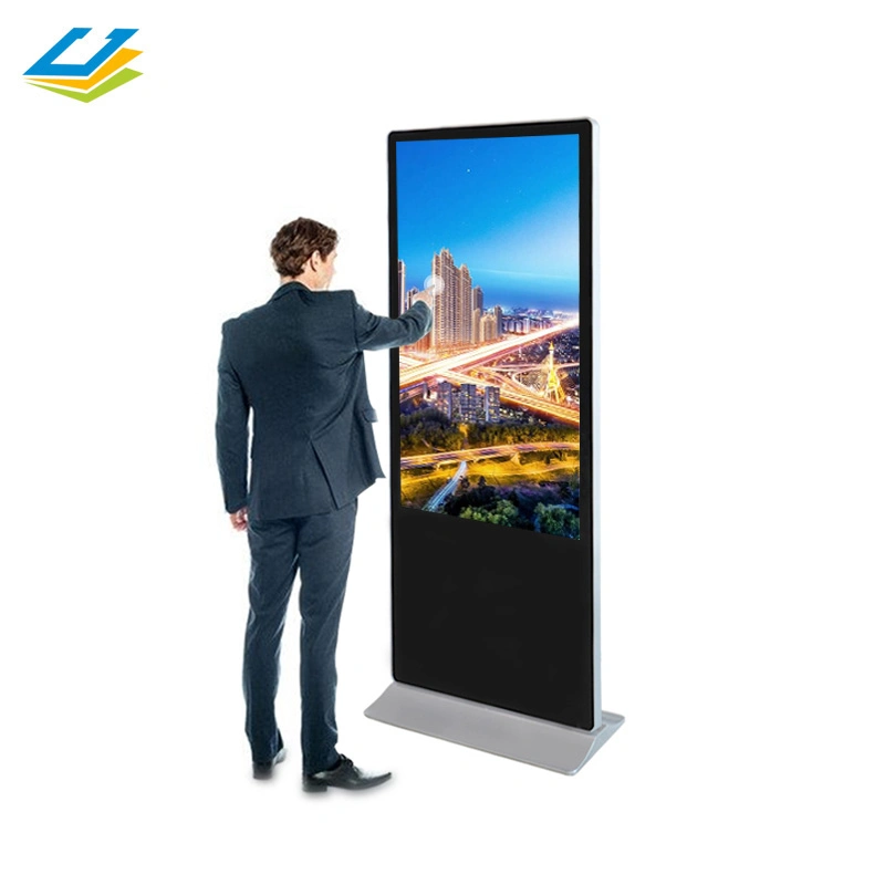 43 49 55 65 Inch Floor Standing LCD Touch Screen Digital Signage HDMI Input Advertising Player