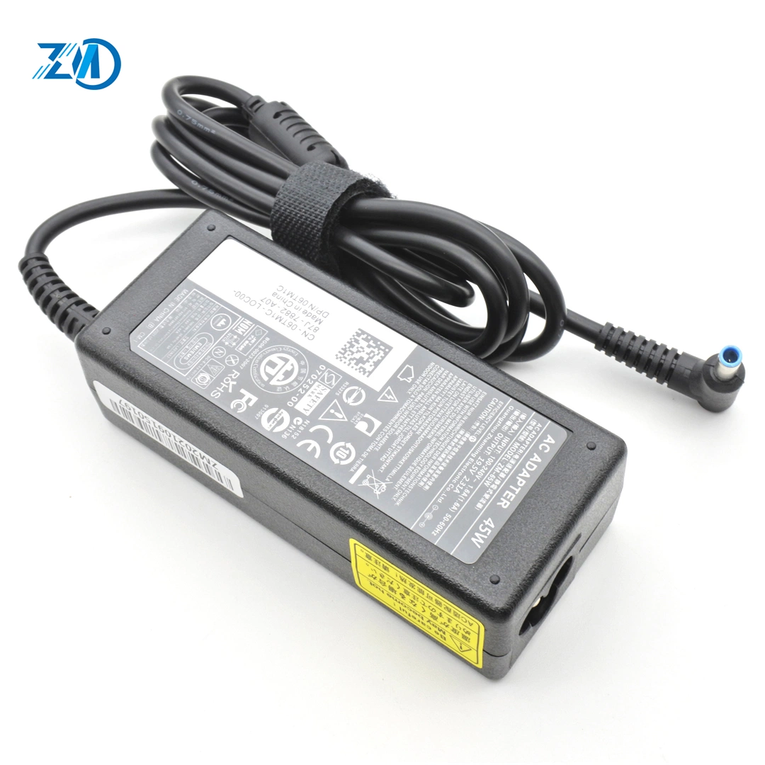 19.5V 2.31A 45W Punta azul 4.5*3,0 mm Portátil Adaptador de CA HP 740015-003 Hstnn-Da reemplazo para40 Cargador de batería 19,5 V 2.31A