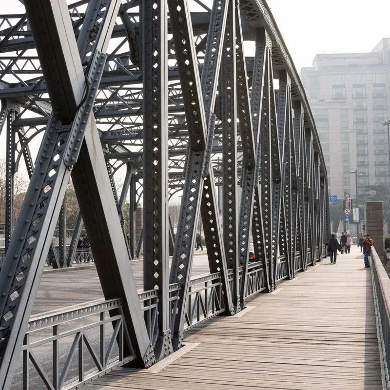 Fabricante de ponte de estrutura de aço padrão Bailey Truss Bridge Design com Certificação Europeia