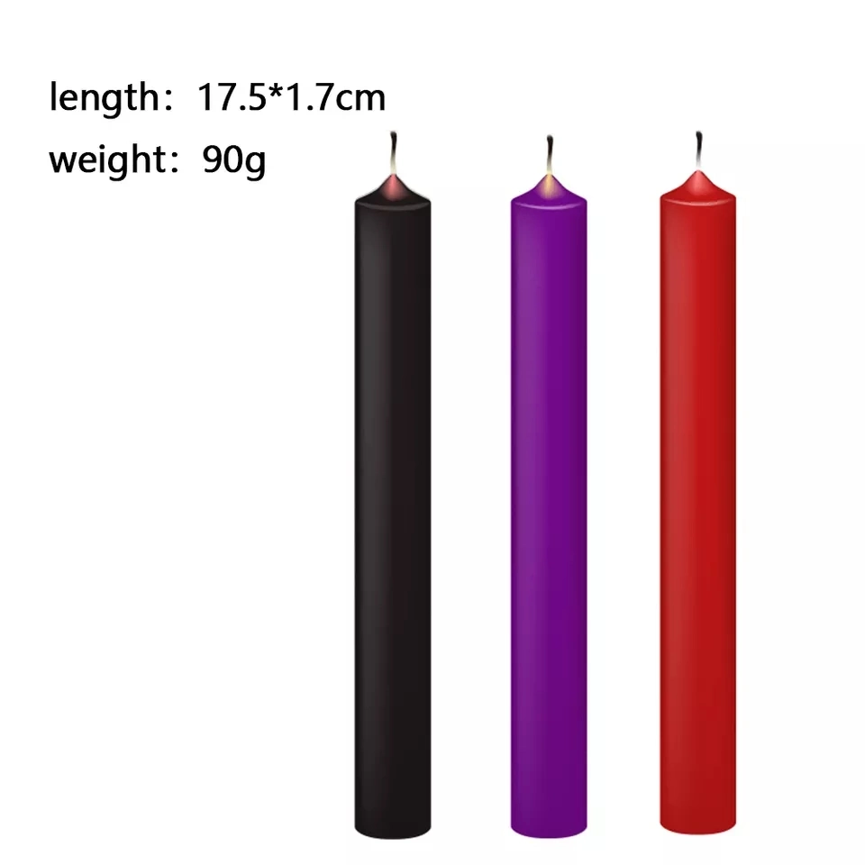 Sensual Wax Play Candle for Bdsm Restraints and Adult Games