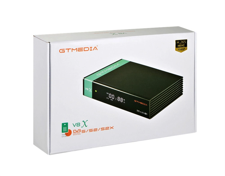 2020 أحدث Gtmedia V8X DVB-S/S2/S2X جهاز استقبال القنوات الفضائية مع دعم فتحة بطاقة Ca' Biss Auto Roll, Full Powervu, Dre Biss Key